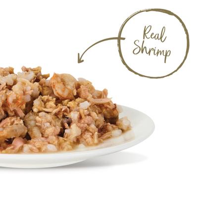 Show full view: Applaws Tuna with Shrimp Bits in Broth Wet Cat Food, 2.47-oz, case of 12 slide 3 of 10