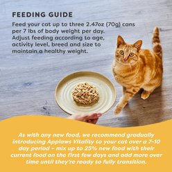 Applaws Vitality Chicken Breast In Broth Grain-Free Wet Cat Food, 2.47-oz can, case of 24 slide 2 of 8