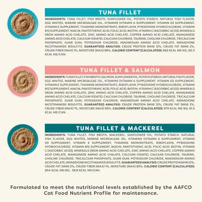 Show full view: Applaws Vitality Fish Pate Selection Grain-Free Wet Cat Food, 2.47-oz can, case of 12 slide 4 of 11