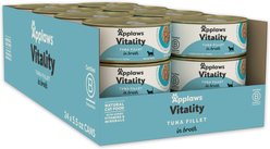 Applaws Vitality Tuna Fillet In Broth Grain-Free Wet Cat Food, 5.5-oz can, case of 24