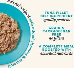 Applaws Vitality Tuna Fillet In Broth Grain-Free Wet Cat Food, 5.5-oz can, case of 24 slide 2 of 8