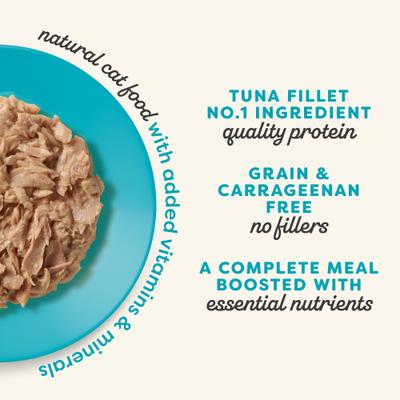 Show full view: Applaws Vitality Tuna Fillet In Broth Grain-Free Wet Cat Food, 5.5-oz can, case of 24 slide 5 of 11