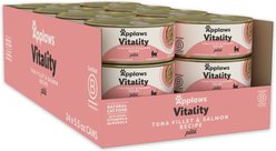 Applaws Vitality Tuna Fillet & Salmon Recipe Pate Grain-Free Wet Cat Food, 5.5-oz can, case of 24