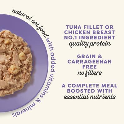 Show full view: Applaws Vitality Tuna Variety Pack Broth Selection Grain-Free Wet Cat Food, 2.47-oz can, case of 12 slide 5 of 11