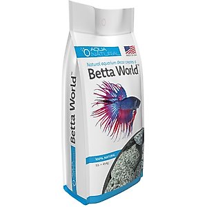 Aqua Natural Betta World Grey Mini Lava Aquarium Gravel, 1-lb bag