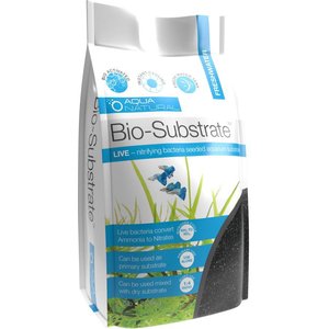 Aqua Natural Diamond Black Bio-Substrate Aquarium Gravel, 5-lb bag