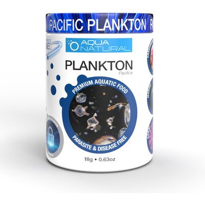Aqua Natural Aqua Natural Grain-Free Freeze-Dried Pacifica Plankton Fish Food, 0.65-oz tub