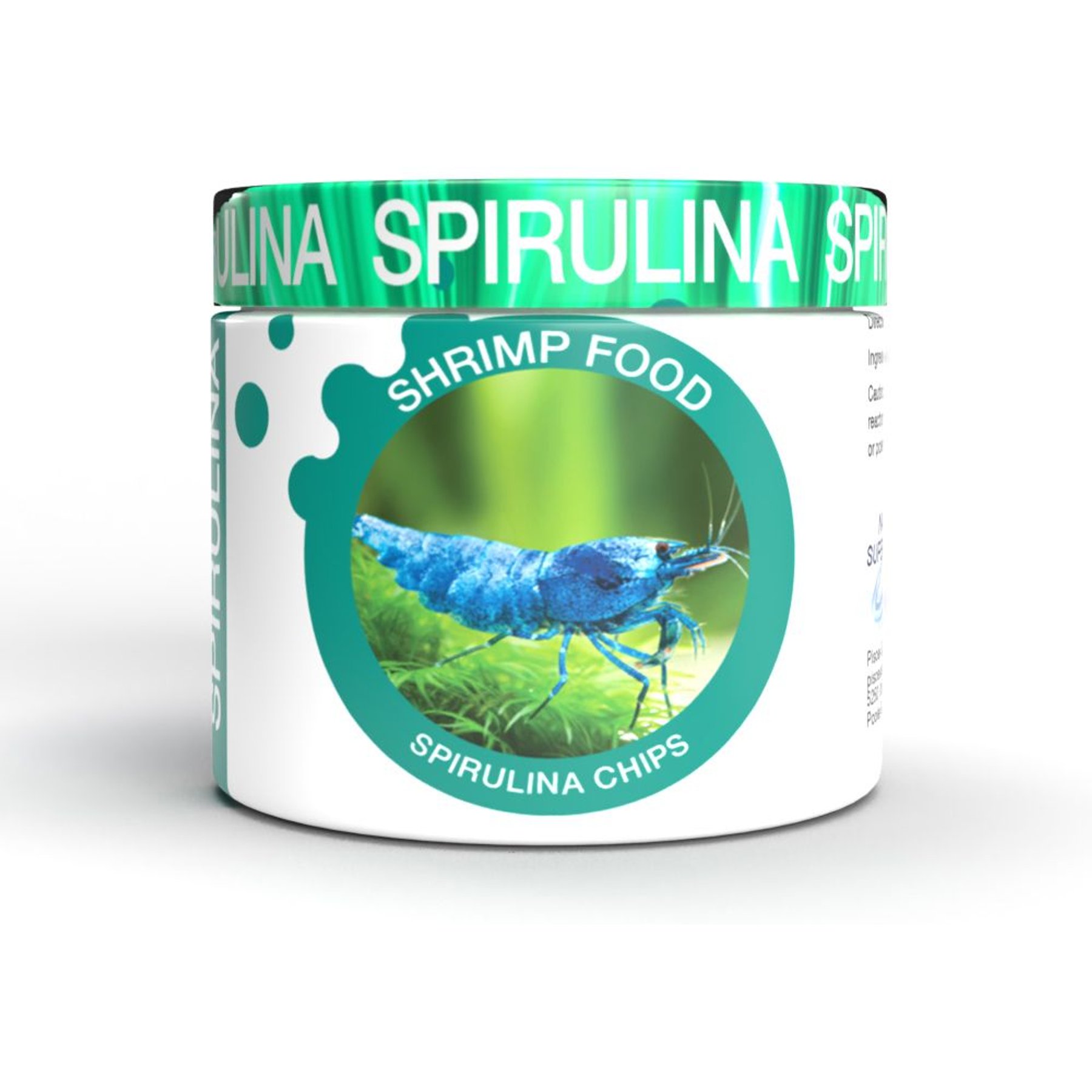 Aqua Natural Shrimp Spirulina Fish Food, 1.94-oz tub