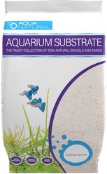 Aqua Natural Sugar White Sand Aquarium Gravel, 20-lb bag