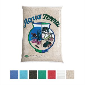 Aqua Terra Aquarium & Terrarium Sand, Natural Tan, 5-lb bag