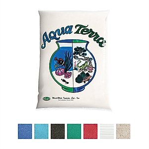 Aqua Terra Aquarium & Terrarium Sand, Natural White, 5-lb bag