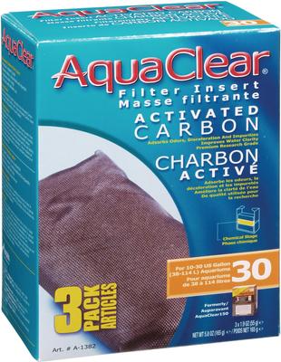 Show full view: AquaClear Activated Carbon Filter Insert, Size 30, 3 count slide 1 of 1