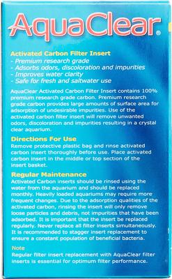 Show full view: AquaClear Activated Carbon Filter Insert, Size 30 slide 2 of 3