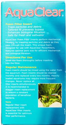 Show full view: AquaClear Foam Filter Insert, Size 50 slide 2 of 3