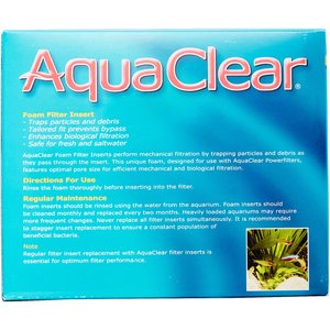 AquaClear Foam Filter Insert, Size 70, 3 count