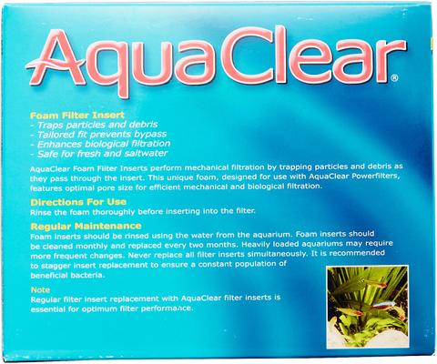 Show full view: AquaClear Foam Filter Insert, Size 70, 3 count slide 2 of 3
