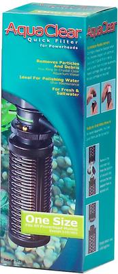 Show full view: AquaClear Quick Filter for Powerheads for Polishing Water, One Size slide 1 of 3