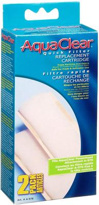 Show full view: AquaClear Quick Filter Replacement Cartridge for A-575 Powerhead Attachment, 4 count slide 1 of 2