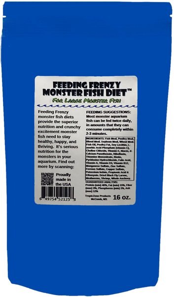 Aquaculture-One Feeding Frenzy Monster Fish Diet for Large Fish