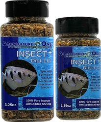 Aquaculture-One INSECT+ Diet Large Fish Food, 3.25-oz bottle