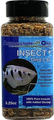 Show full view: Aquaculture-One INSECT+ Diet Large Fish Food, 3.25-oz bottle slide 2 of 5