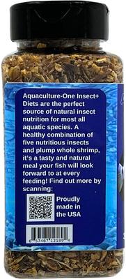 Show full view: Aquaculture-One INSECT+ Diet Large Fish Food, 3.25-oz bottle slide 3 of 5