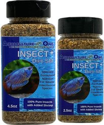 Aquaculture-One INSECT+ Diet Small Fish Food, 4.5-oz bottle