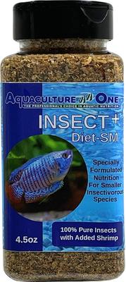 Show full view: Aquaculture-One INSECT+ Diet Small Fish Food, 4.5-oz bottle slide 2 of 5