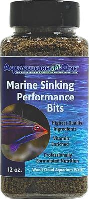 Show full view: Aquaculture-One Marine Sinking Performance Bits Fish Food, 12-oz bottle slide 2 of 5