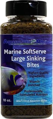 Show full view: Aquaculture-One Marine SoftServe Large Sinking Bites Fish Food, 10-oz bottle slide 2 of 5