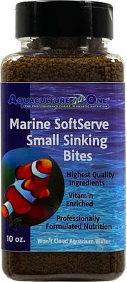 Show full view: Aquaculture-One Marine SoftServe Small Sinking Bites Fish Food, 10-oz bottle slide 2 of 5