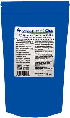 Show full view: Aquaculture-One Performance Carnivore Pellets for Baby Fish, 16-oz bag slide 2 of 3
