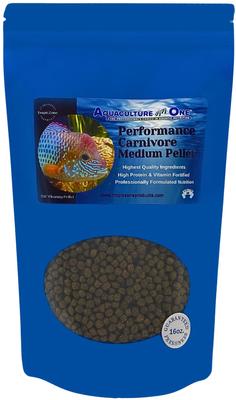 Show full view: Aquaculture-One Performance Carnivore Pellets for Medium Fish, 16-oz bag slide 1 of 2