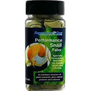Aquaculture-One Performance Snail Tabs Fish Food, 5-oz bottle
