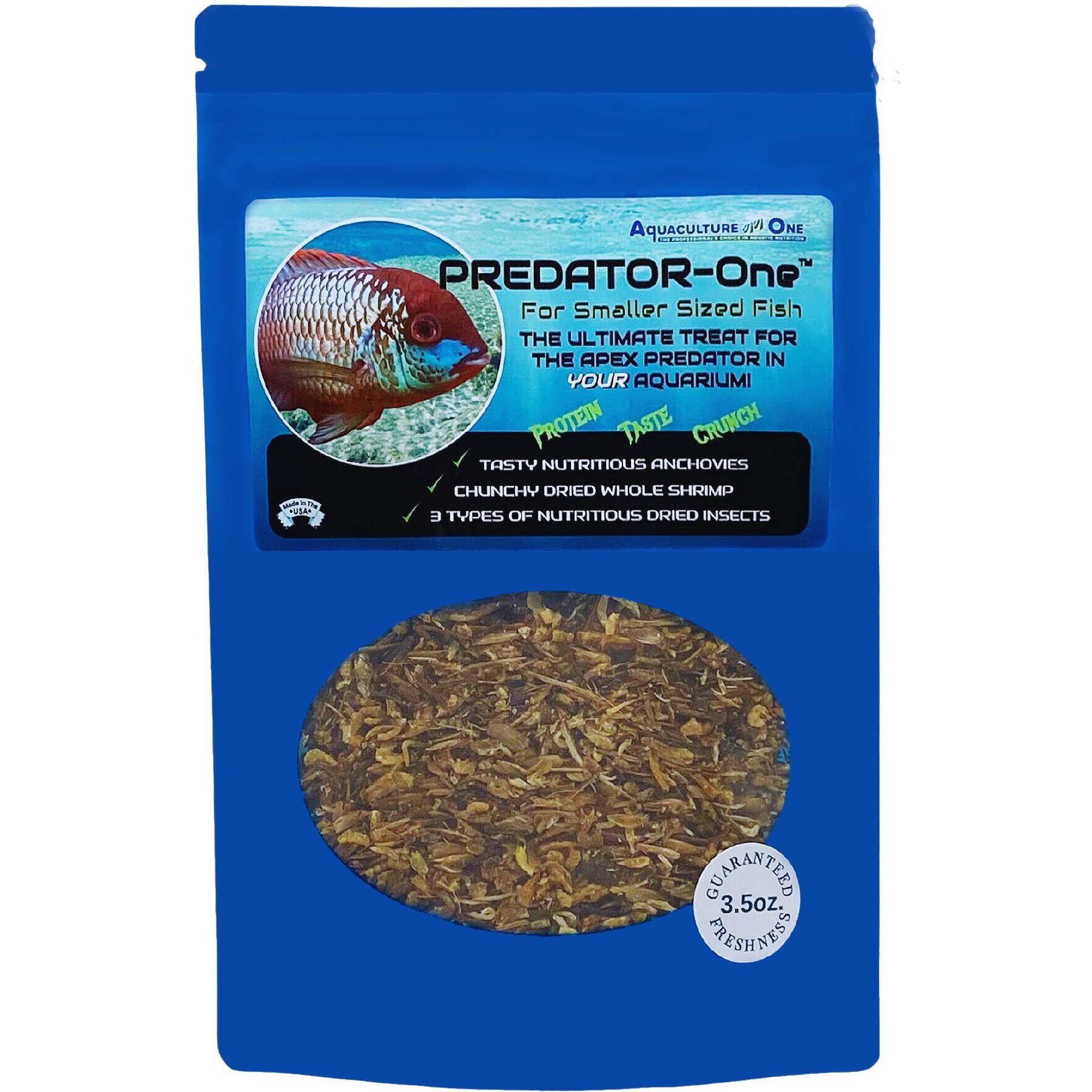 Aquaculture-One Predator-One Treat for Smaller Monster Fish, 3.5-oz bag