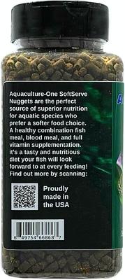 Show full view: Aquaculture-One SoftServe Freshwater Large Nugget Fish Food, 10-oz bottle slide 3 of 5