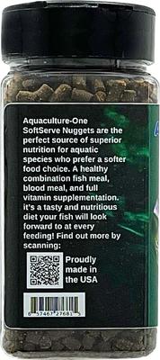 Show full view: Aquaculture-One SoftServe Freshwater Large Nugget Fish Food, 6-oz bottle slide 3 of 5