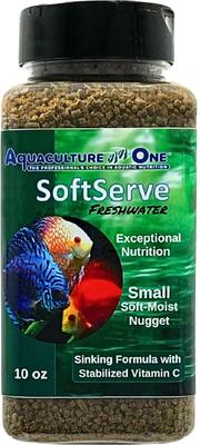 Show full view: Aquaculture-One SoftServe Freshwater Small Nugget Fish Food, 10-oz bottle slide 2 of 5