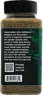 Show full view: Aquaculture-One SoftServe Freshwater Small Nugget Fish Food, 10-oz bottle slide 3 of 5