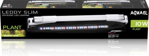 Show full view: Aquael Leddy Slim 10W Plant 20"-27.5" Aquarium Lamp, Black slide 2 of 3