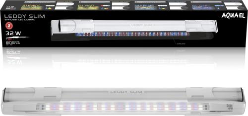Show full view: Aquael Leddy Slim 32W Plant 30"-40" Aquarium Lamp, White slide 3 of 3