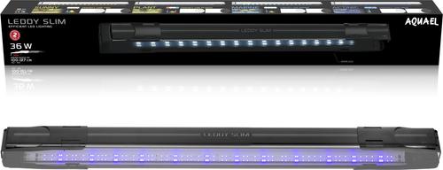 Show full view: Aquael Leddy Slim 36W Actinic 40"-48" Aquarium Lamp, Black slide 3 of 4