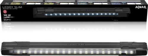 Show full view: Aquael Leddy Slim 36W Sunny 40"-48" Aquarium Lamp, Black slide 3 of 3