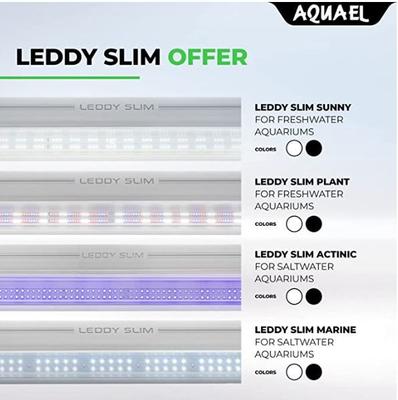 Show full view: Aquael Leddy Slim 5W Plant 8"-11.75" Aquarium Lamp, Black slide 2 of 5