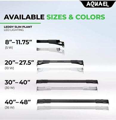 Show full view: Aquael Leddy Slim 5W Plant 8"-11.75" Aquarium Lamp, Black slide 3 of 5