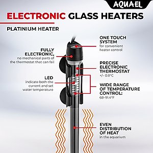 Aquael Platinium 75W Glass Heater