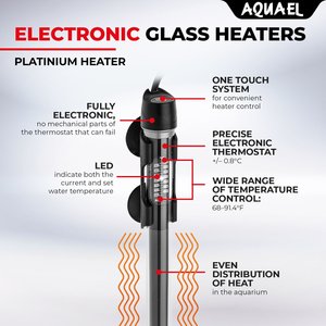 Aquael Platinium 250W Glass Heater