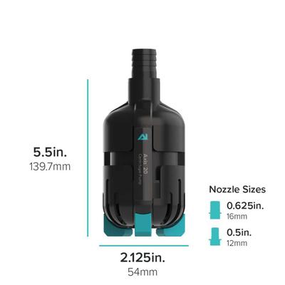 Show full view: Aquaillumination Axis 20 Aquarium Pump, Up to 15-gal slide 2 of 4