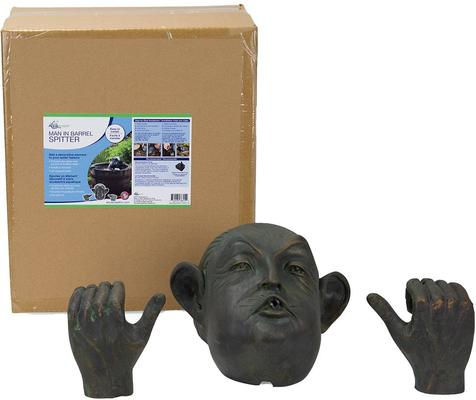 Show full view: Aquascape Man In Barrel Spitter Fish Aquarium Ornament slide 4 of 5