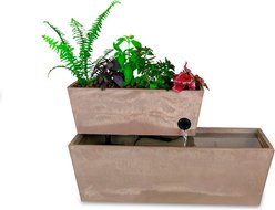 AquaSprouts Fountain Aquaponics Ecosystem Kit, Taupe, 6-gal slide 2 of 8